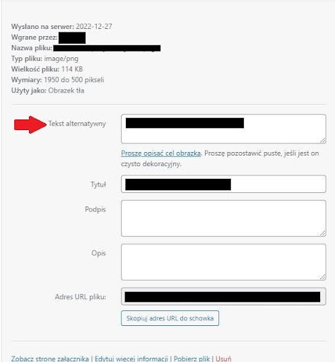 Jak dodać atrybut alt obrazka w Wordpress?